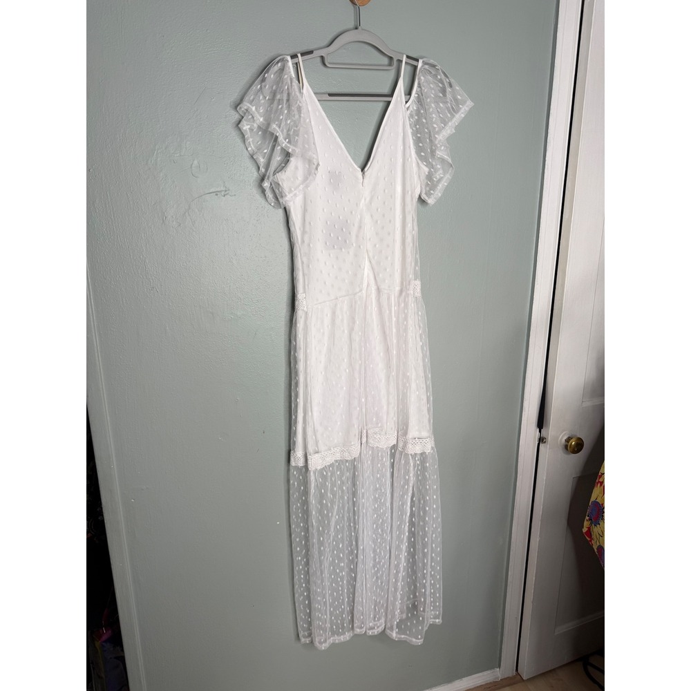 NWT Disney Pirates of the Caribbean Cosplay Open Shoulder‎ white dress